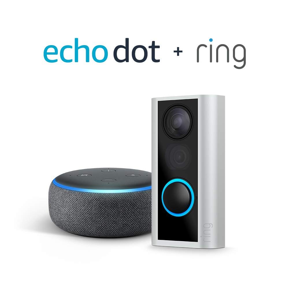 Ring Peephole Cam with Echo Dot (3rd Gen)